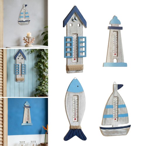 Thermomètre mural bois - thermomètre, en