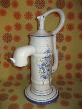 Vintage Ancienne FONTAINE A EAU DECORATIVE en CERAMIQUE Déco Jardin Cuisine