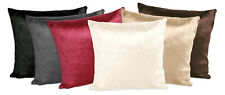 Housse de Coussin Velours Peluche Taie Décoratifs Déco 40x40 50x50 Sans 60x60