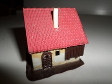 maquette échelle N maison hangar ref 2346