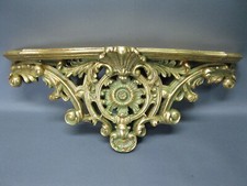 Console Murale Dorée 45 Cm