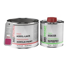 Pantone 7433C Red Peinture acrylique mat satinée Pot de 0,75 litre durcisseur