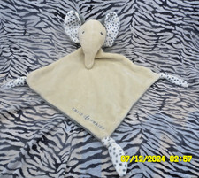 🦁ENVIE DE FRAISE DOUDOU ELEPHANT BEIGE GRIS POIS LOSANGE 35CM NEUF