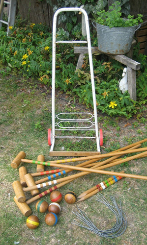 Grand jeu croquet ancien - jeu, de