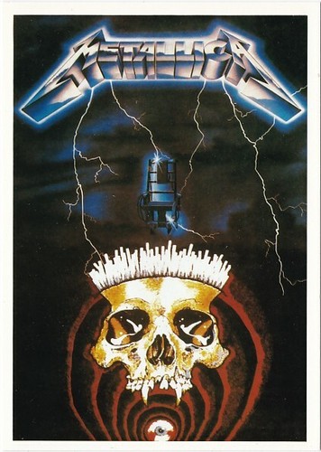 Metallica carte postale - metallica, n°