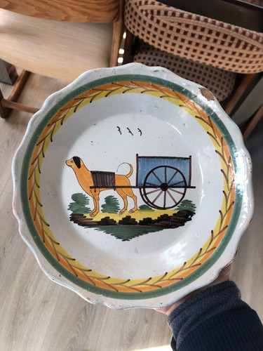 Belle assiette faience - belle,