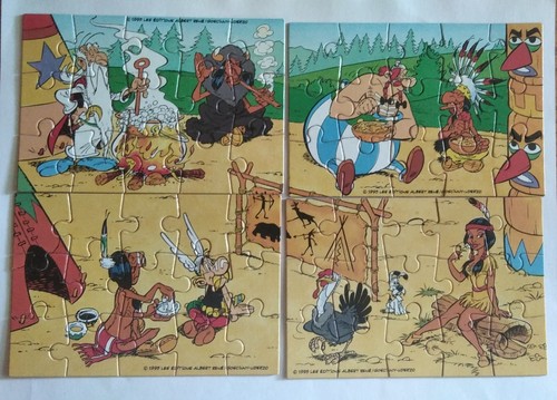 Lot mini puzzles astérix - 4,