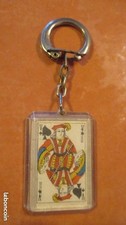 Porte clé vintage cartes - , à