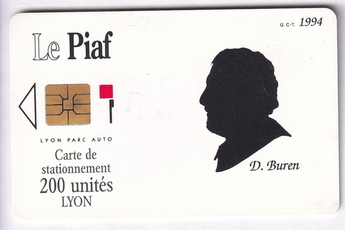 Piaf parking carte card - piaf,