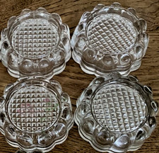 4 dessous de pieds verre