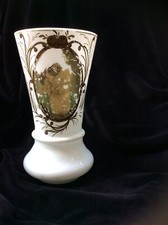 Grand Vase Opaline Blanche Napoléon III