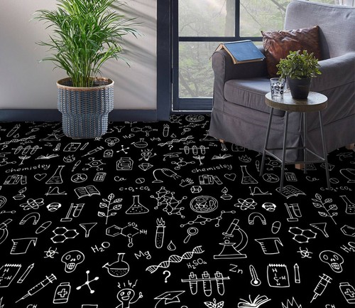 Chimie noir 1159na papier - 3d,