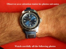 GROSSE LANCO DIVER PLONGÉE STOCK NEUF 60 NOS CADRAN BLEU MÉTALISÉ