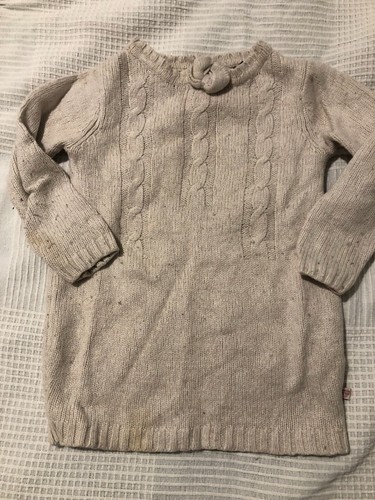 Jolie robe pull beige - pull,