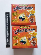 clac doigt , 2 boites de 50 clac doigt , 100 clac doigt