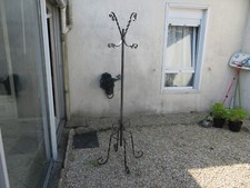 Porte-manreau ou perroquet en fer forgé