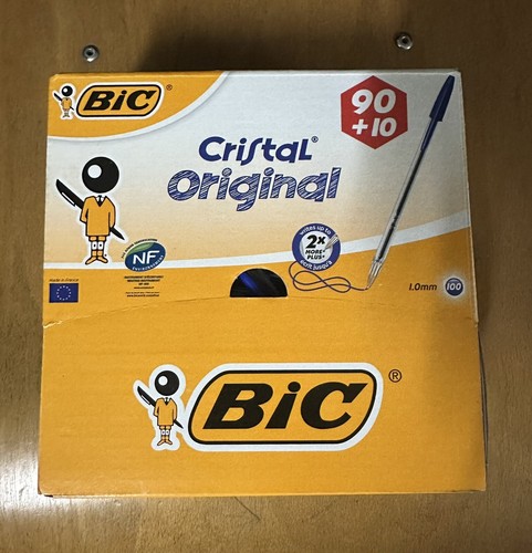 Boite 100 stylos bille - boite, à