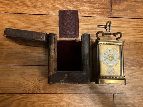 Pendulette voyage officier xix
