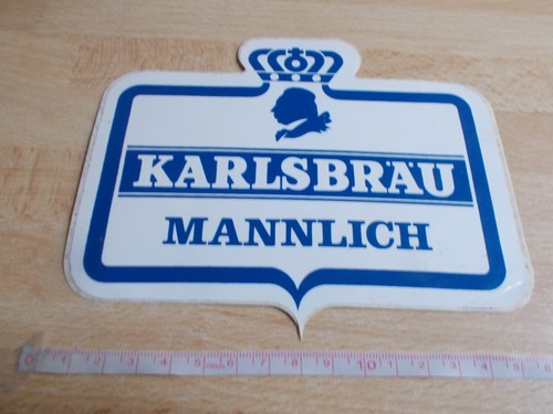 Autocollant bière karlsbräu - autocollant,