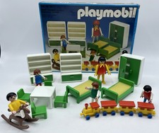 La chambre des enfants et leurs jouets - PLAYMOBIL 3417 - 1981/87 - TBE & boite