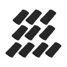 10PCS Noir Sports Élastique Manchon de doigt Support Protection