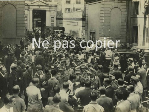 Liberation paris soldats 2ème - paris,