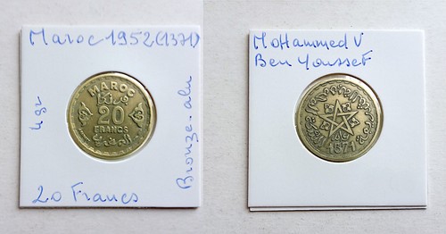 Maroc pièce monnaie pour - de,