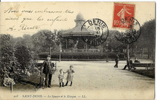Cpa animée voyagée - animée,