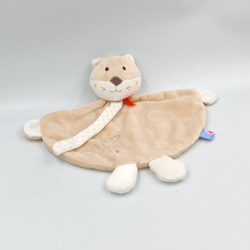 Doudou plat chat - , beige