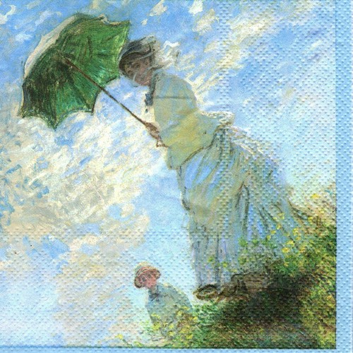 Serviettes papier monet - serviettes, c.
