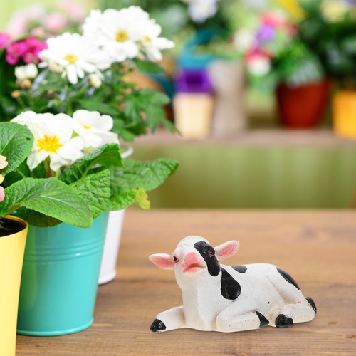 Mini vache animaux resine - animaux, en