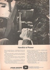 JOHN DEERE Publicité 1 Page