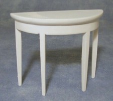 Table Mur Demi Lune Peinte En