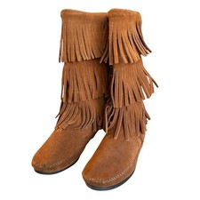 Minnetonka 3-Layer Fringe Boot
