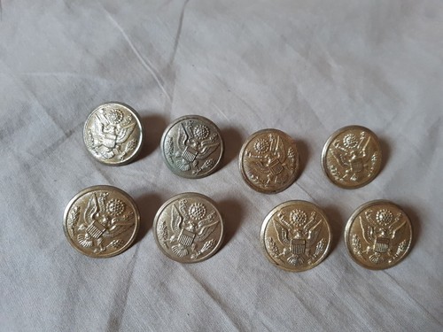 Lot boutons laiton capote - lot,