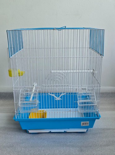 Cage oiseaux bleue et - cage,