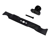 Couteau 53 CM + porte-couteaux + vis pour tondeuse à gazon Fuxtec avec entraî...