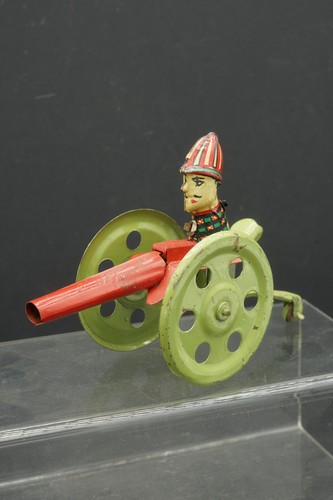 Jouet tole ancien canon