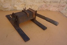 ANCIEN COUPE TABAC WW2 GUERRE 39-45 (BOIS ET MÉTAL)