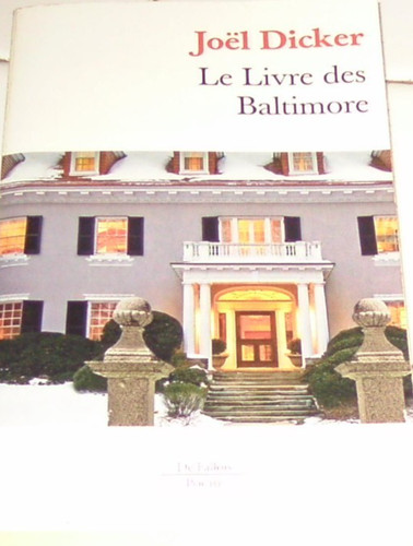Joel dicker livre des - dicker,