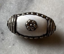 Large Tibetan Silver Encased