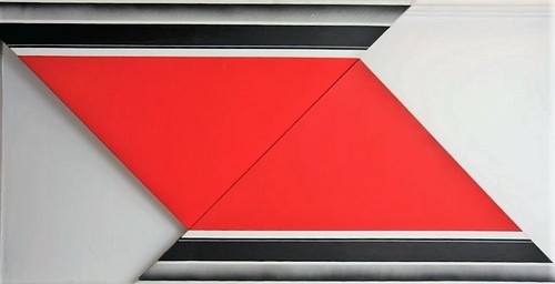 Rare tableau art abstrait de - rare,