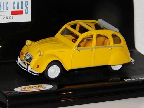 Citroen 2cv open yellow - open,