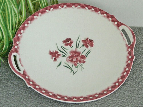 Ancien plat rond anses - ancien, en