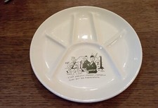 Assiette à compartiments Parlante Jacques Faizant Saint Amand les eaux DN3313/9