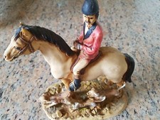 FIGURINE RESINE CHASSE A COURRE