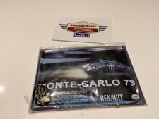 Alpine Renault A110 berlinette magnet plaque métal