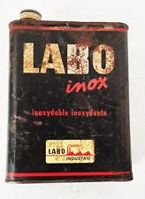 Ancien bidon d'huile LABO