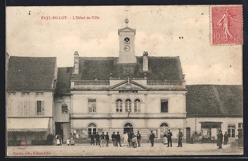 Cpa fayl billot hôtel de - cpa, l´hôtel