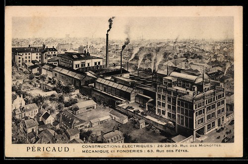 Cpa paris péricaud vue - cpa, de